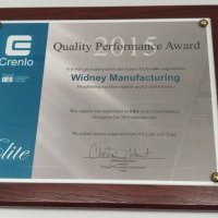 Widney wins Quality Performance Award